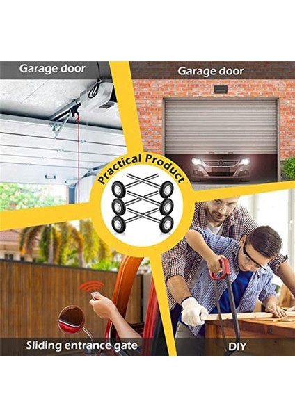 12 Pcs Naylon Garaj Kapı Silindir 2 Inç Sessiz Garaj Silindirleri Toplu 6200ZZ Garaj Kapısı Malzemeleri Için Yatak Yatağı (Yurt Dışından) indirimleri