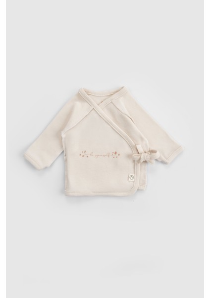 Ters Dikişli Organik Pamuk Ekru Prematüre Kruvaze Takım fiyatları