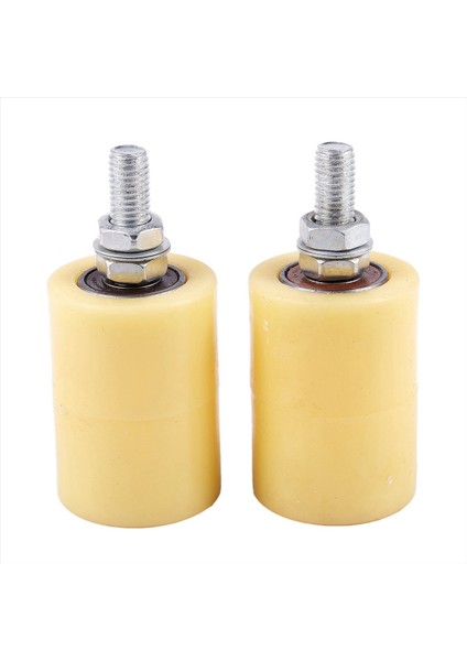 2pcs 50X70MM Pp Çelik Düz Silindirli Yatak Rehberlik Tekerleği 6201 M12 Elektrikli Kapı Sürgülü Kapı Için Vida (Yurt Dışından)