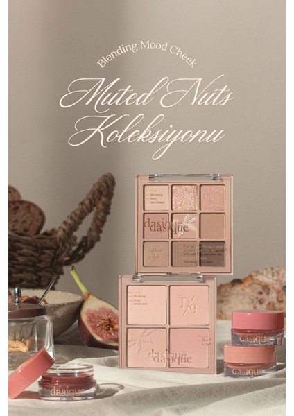 Karıştırılabilir Renk Tonlarına Sahip 4’lü Allık Paleti Dasıque Blending Mood Cheek (#10 Muted Nuts) indirimleri