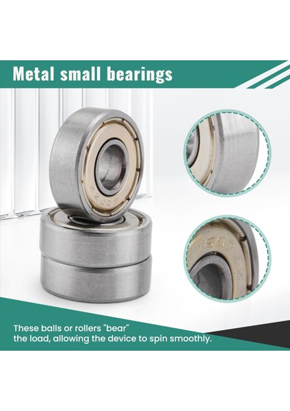 10PCS Minyatür Kauçuk Mühürlü Metal Korumalı Metrik Radyal Top Yatak Modeli: 607ZZ 7 x 19 x 6mm (Yurt Dışından) fırsatları