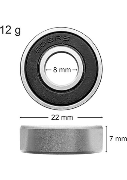 100PCS/SET 608RS Boal Rıpıng Abec-5 8X22X7 mm Derinlikte Oluk Karbon Çelik Kapalı Bilyalı Rulmanlar (Yurt Dışından) fiyatları
