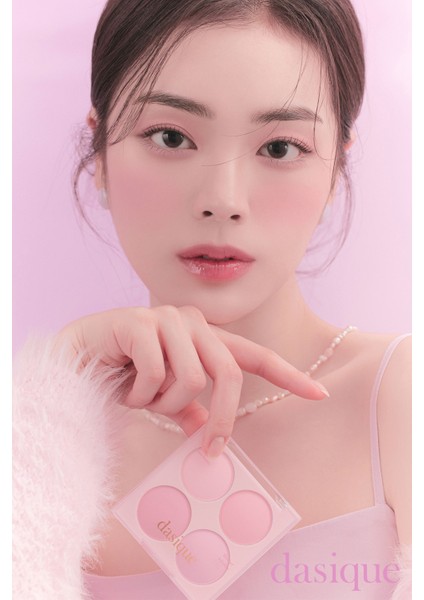 Karıştırılabilir Renk Tonlarına Sahip 4lü Allık Dasıque Blending Mood Cheek (#08 Blueberry Sorbet)