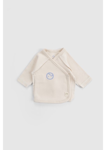 Ters Dikişli Organik Pamuk Ekru Prematüre Hastane Çıkış Seti 10'lu fiyatları