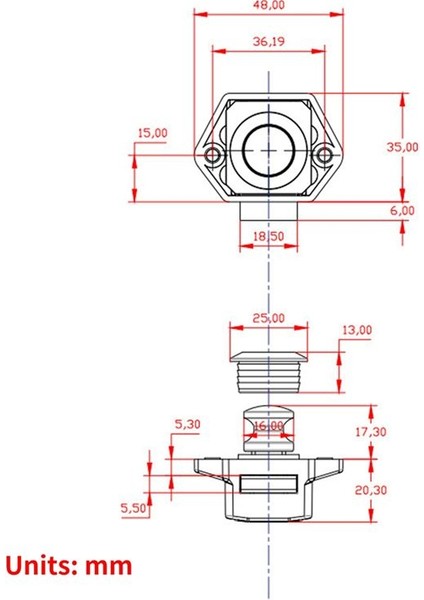 10PCS Camper Araba Itme Kilidi Rv Karavan Tekne Motor Ana Dolap Çekmecesi Mandal Düğmesi Kilitler Mobilya Kapı Kilit Donanımı (Yurt Dışından)