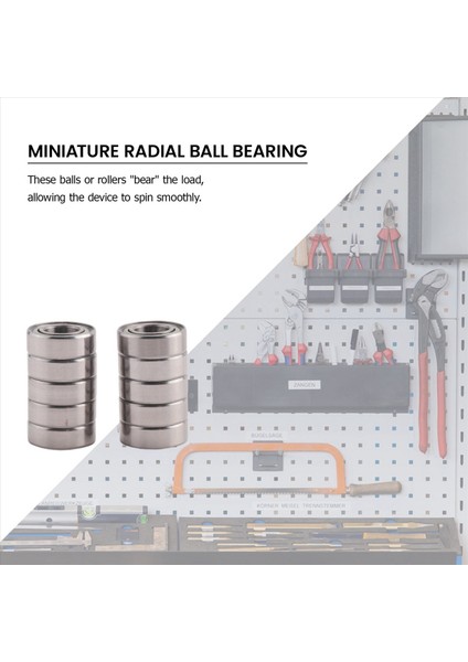 10 Adet Minyatür Kauçuk Kapalı Metal Korumalı Metrik Radyal Bilyalı Rulman, MR126 Zz 6 x 12 x 4mm (Yurt Dışından) fırsatları