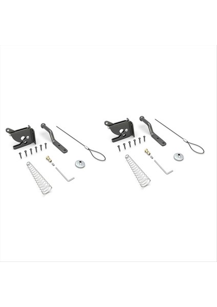2pcs Kapı Mandalı Yay Çeken, Çit Kapısı Kilidi, Çit Kilidi Küçük Kilidi Halat Ile, Çit Kapıları Için Uygun (Yurt Dışından)