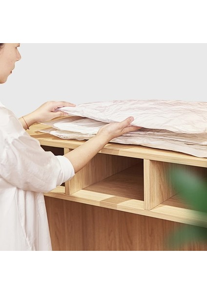 50X70CM Vakum Poşeti Giysi Saklama Çantası Ev Düzenleyici Şeffaf Sınır Katlanabilir Sıkıştırılmış Büyük Mühür Yerden Tasarruf Sağlayan Mühür Paketi (Yurt Dışından) fiyatları