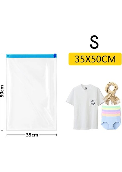 50 x 60 Kullanışlı Uzay Tasarruf Çantaları Dayanıklı Seyahat Saklama Torbaları Yerden Tasarruf Edin Giysiler Plastik Saklama Torbaları Kullanımı Kolay Yerden Tasarruflu (Yurt Dışından) indirimleri