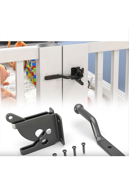 3set Kendi Kullanıcı Gate Kapalanız Ahşap Çik Kapyak Kilit Kilit Kilit Kablolu (Yurt Dışından) fırsatları