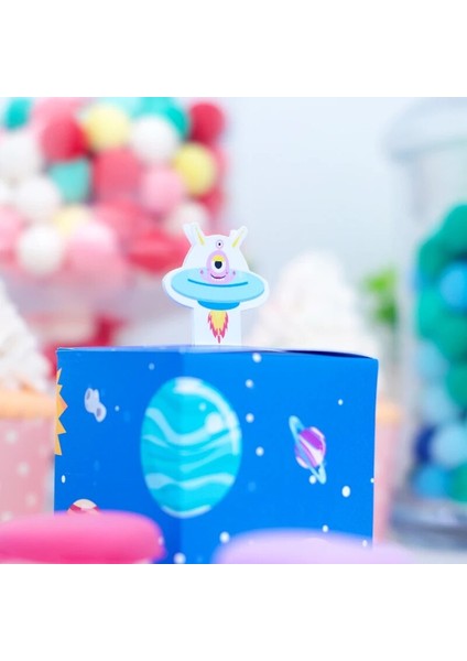 Style4-5 Adet Uzay Astronot Hediye Kutuları Şeker Çanta Sarma Doğum Günü Parti Malzemeleri Bebek Duş Spaceman Çocuklar Doğum Günü Dekor ... (Yurt Dışından) fırsatları