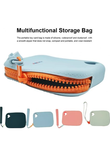 Bej Aşınmaya Dayanıklı Anahtar Çantası El Konforu Yerden Tasarruf Sağlayan Pürüzsüz Fermuar Temizlikçi Anahtarlık Kese (Yurt Dışından) indirimleri