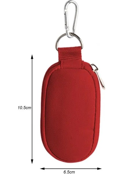 Kırmızı Uygun Polyester Yerden Tasarruf Sağlayan 10 Izgaralar Uçucu Yağ Şişesi Saklama Çantası Organizatör Kılıfı Seyahat Malzemeleri (Yurt Dışından) indirimleri