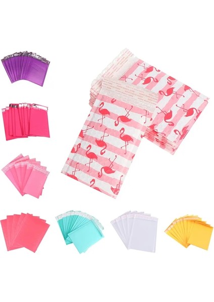 Stil 4 10 Adet Kullanılabilir Uzay Teal Poli Mailer Zarflar Hediye Çantası Yastıklı Posta Çantası Kendinden Ambalajlı Nakliye Poşetleri Şeker Renkler (Yurt Dışından) indirimleri