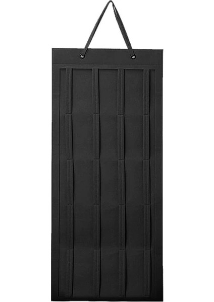 Siyah 80X35 cm Saç Fiyonkları Organizatör Duvar Asılı Büyük Kapasiteli Kafa Bandı Tutucu Saç Klip Depolama Askı Uzay Tasarruflu Saç Aksesuarı Saklama (Yurt Dışından)