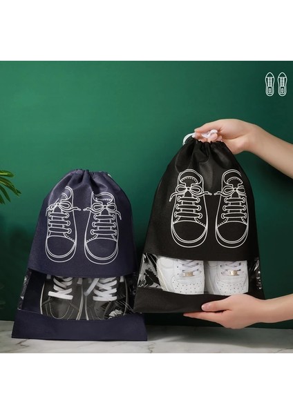 Kırmızı-Desensiz L 32 x 44 cm 1 Adet Ayakkabı Saklama Çantası Toz Geçirmez Bavul Bezi Çorap Tutucu (Yurt Dışından) fiyatları