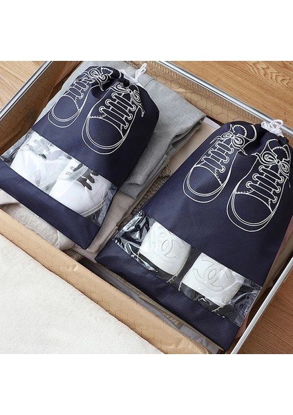 Kırmızı-Desensiz L 32 x 44 cm 1 Adet Ayakkabı Saklama Çantası Toz Geçirmez Bavul Bezi Çorap Tutucu (Yurt Dışından) fırsatları