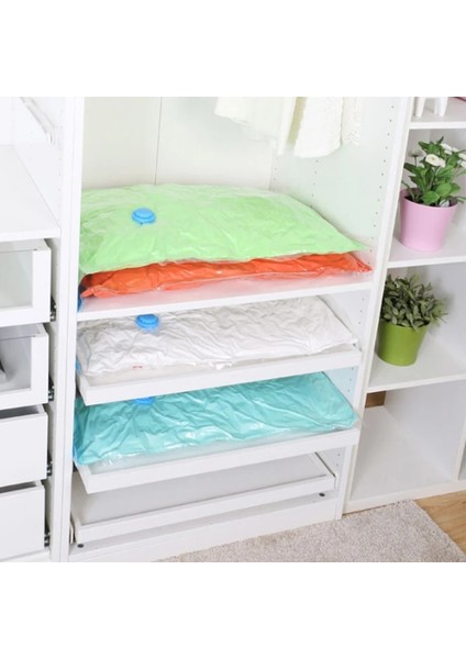 70X100CM Vakum Torbaları Yerden Tasarruflu Çanta Pompalı Vakum Torbaları Giysi Saklama Çantası El Pompası Şeffaf Sıkıştırılmış Çift Mühür Fermuar (Yurt Dışından) indirimleri