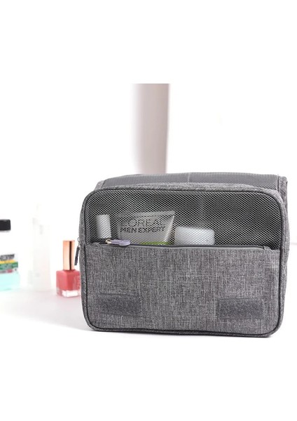 Kuş Mavi Yerden Tasarruf Sağlayan Seyahat Kozmetik Çantası Bayanlar Su Geçirmez Kozmetik Çantası Yıkama Saklama Çantası Asılı Kuru ve Islak Ayırma Saklama Çantası (Yurt Dışından) fırsatları