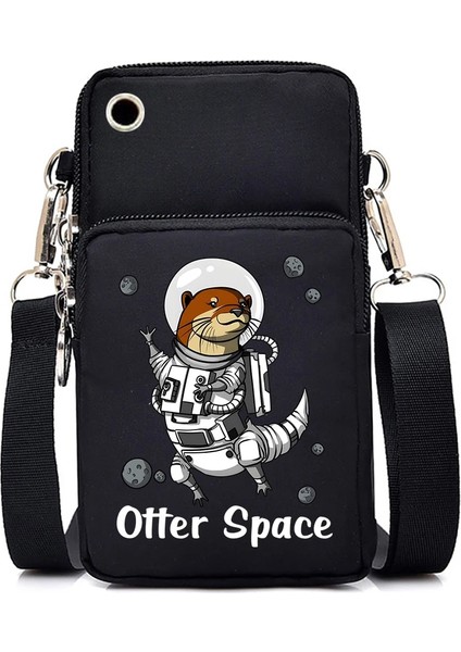 Bk-Astronaut9 Otter Uzay Çanta Cüzdan Telefon Çanta Mobil Omuz Çantası Kılıf Kemer Çanta Çanta Para Cüzdan Tutucu Küçük Para Çantaları (Yurt Dışından) fırsatları