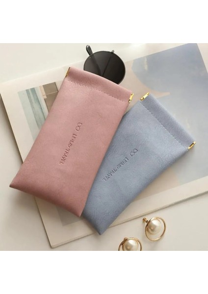 Mor Pratik Güneş Gözlüğü Kese Yerden Tasarruf Sağlayan Taşınabilir Güneş Gözlüğü Saklama Çantası Moda Yumuşak Gözlük Çantası (Yurt Dışından) modelleri