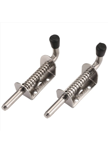 2pcs 5 Inç Paslanmaz Çelik Yay Yüklü Mandal Pim Namlu Cıvatası 2mm Kalınlaştırılmış Kapı Kilidi Fırça (Yurt Dışından) fiyatları