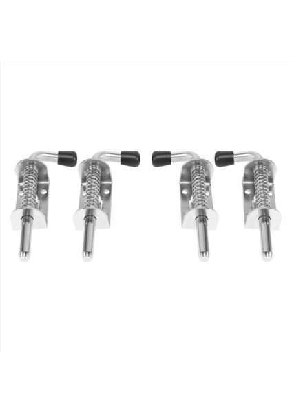 4 Paket 5 Inç Yay Yüklü Mandal Pimi 304 Paslanmaz Çelik Namlu Cıvatası Kalınlaştırılmış 2mm Kapı Kilidi, Fırçalanmış Bitmiş (Yurt Dışından) fiyatları