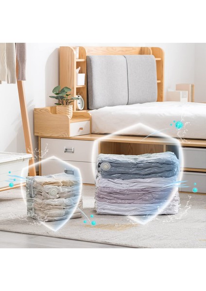 80 x 100 cm x 38 cm Vakumlu Saklama Torbaları Paket Uzay Tasarrufu Vakumlu Mühür Torbaları Katlanabilir Vakumlu Saklama Çantası Giysi, Yorgan, Battaniye Pompaya Gerek Yok (Yurt Dışından) modelleri