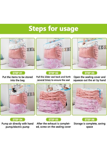 El Pompası Vakum Saklama Torbaları Uzay Tasarrufu, Ekstra Büyük Mühürleyen Çanta, Yatak Takımları Için Dolap Organizatörleri, Yastıklar, Aşağı Ceket, Battaniye Saklama Torbaları (Yurt Dışından) fırsatları