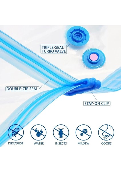 2 Adet 60X80CM Wbbooming 1/2/5 Adet Vakumlu Saklama Torbaları Yerden Tasarruf Sağlayan Çantalar Yorganlar Için Giysi Yastık Yatak Battaniyesi Depolama Vakumlu Mühür Çantası (Yurt Dışından) indirimleri