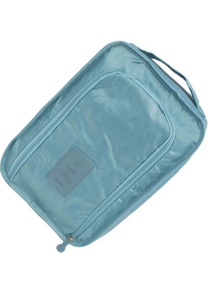 Mavi Naylon Şık Ayakkabı Düzenleyici - Kullanışlı ve Dayanıklı Depolama Çözümü Hafif Dış Mekan Depolama Alanından Tasarruf Sağlar (Yurt Dışından)