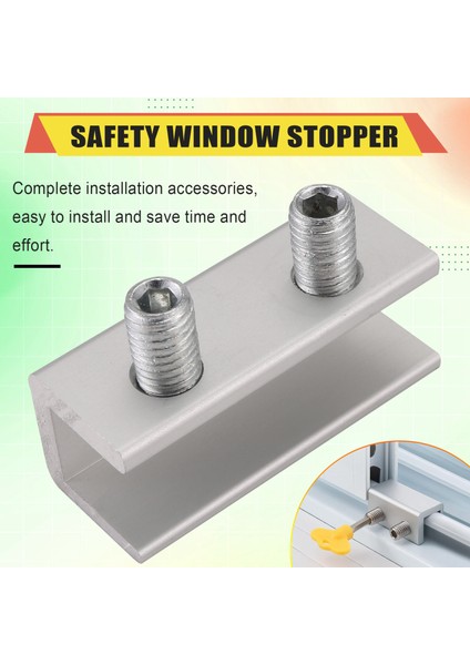 10 Set Sürgülü Kanat Durdurucu Dolap Kilitleri Kayışlar Kapılar Güvenlik Güvenlik Hırsızlık Kilitli Pencere Sürgülü Kapı Kapıları Kilitle Iki Delik (Yurt Dışından) fırsatları