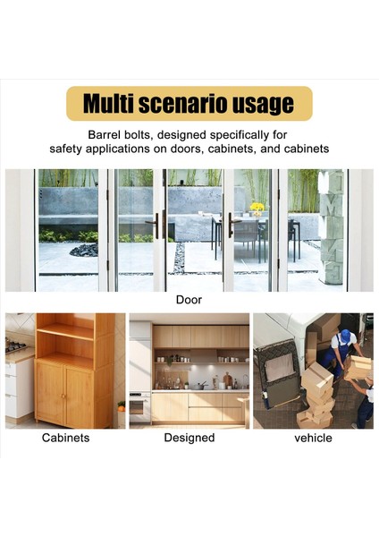 4 Paket 5 Inç Yay Yüklü Mandal Pimi 304 Paslanmaz Çelik Namlu Cıvatası Kalınlaştırılmış 2mm Kapı Kilidi, Fırçalanmış Bitmiş (Yurt Dışından) indirimleri