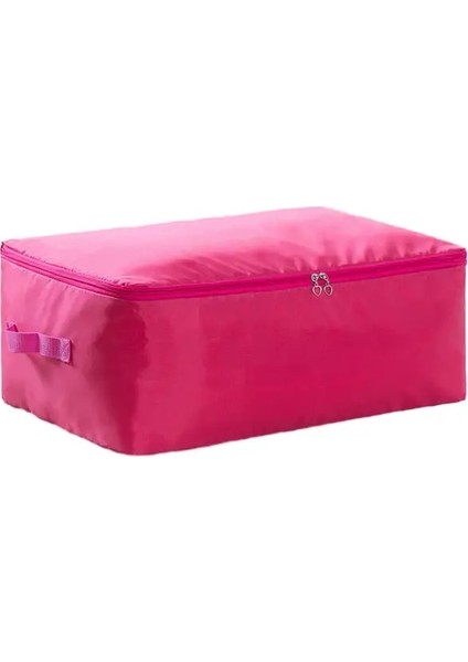 Gül Kırmızı L Kazak Saklama Çantası Yerden Tasarruflu Yorgan Saklama Çantası 2 Yönlü Fermuarlı Battaniyeler Giysiler Ev Battaniyesi Için Hareketli Organizatör Çantası (Yurt Dışından)