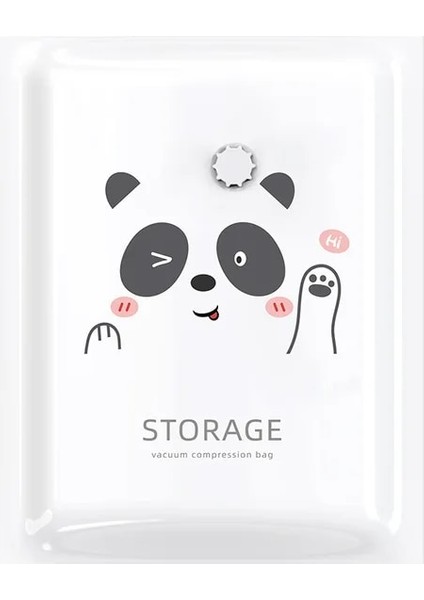 Xm 60X80 cm Yeniden Kullanılabilir Vakum Saklama Çantası Büyük Kalınlaşma Sıkıştırma Çantası Giysi Organize Saklama Çantası Yerden Tasarruf Seyahat (Yurt Dışından)