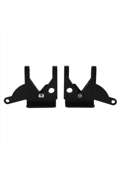 2pcs Kendi Kilit Kilitleme Kapısı Mandal Ahşap Çit Kapısı Kapısı Kiliti Çelik Siyah (Yurt Dışından) fırsatları