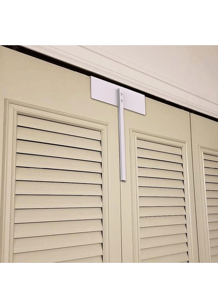 1pcs Metal Bifold Kapı Kilidi - Çift Kapı Çocuk Güvenliği Kilitleri Toddler, Cats &amp; Dogs&#39;u Dolaplardan, Dolaplardan Koru (Yurt Dışından) modelleri