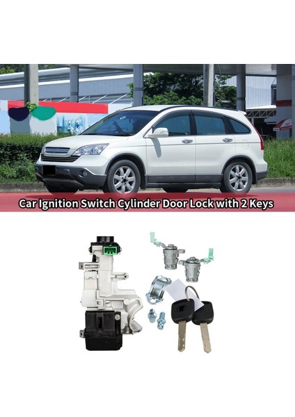 Araba Kapı Kilidi Ateşleme Anahtarı Silindiri Anahtarlar Tam Set 72185-S9A-013 Honda Crv Civic Element Odyssey (Yurt Dışından) fiyatları