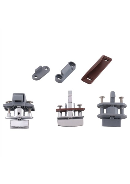 3pcs Araba Itme Kilidi Rv Karavan Tekne Motor Ana Dolap Çekmecesi Mandal Düğmesi Kilitler Anahtarsız Kapı Kilidi Donanımı (Yurt Dışından) fiyatları