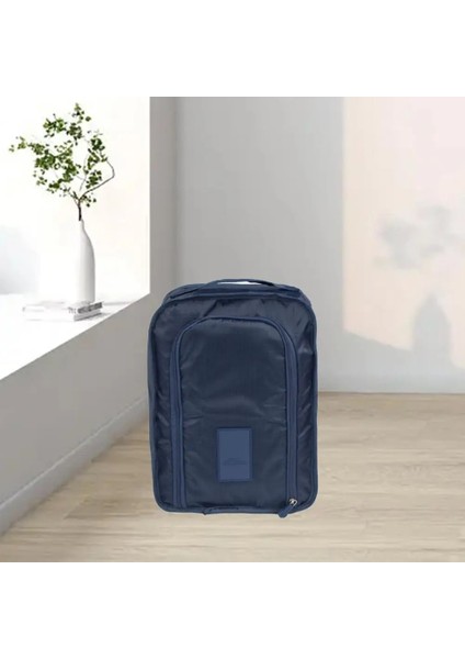 Gök Mavisi Seyahat Çantası Fermuar Kapatma Pürüzsüz Açılış Ayakkabı Saklama Çantası Iyi Sızdırmazlık Kolu Tasarımı Katlanabilir Yerden Tasarruflu Ayakkabı Çantası (Yurt Dışından) fırsatları