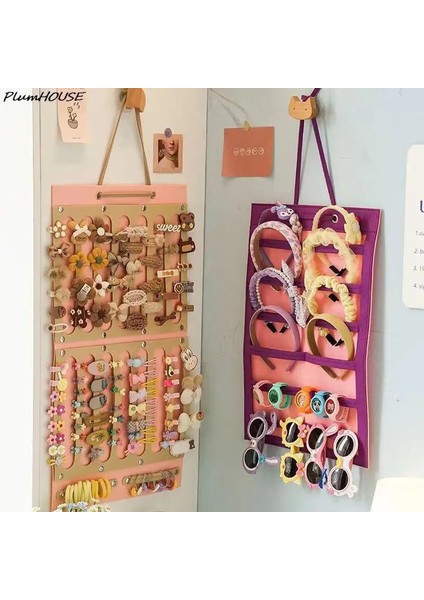 A5 Saç Fiyonkları Organizatör Büyük Kapasiteli Kafa Bandı Tutucu Duvar Asılı Saç Tokası Depolama Askı Yerden Tasarruf Sağlayan Saç Kızlar Oda Duvar Dekoru (Yurt Dışından) fırsatları