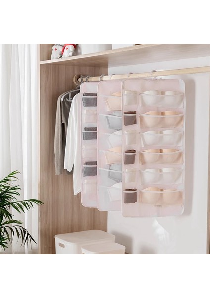 18 Izgaralar 6/12/18 Cepler Dolap Cepleri Temizle Asılı Çanta Çorap Sutyen Iç Kırtasiye Raf Askı Depolama Yerden Tasarruf Düzenli Organizatör (Yurt Dışından) fiyatları