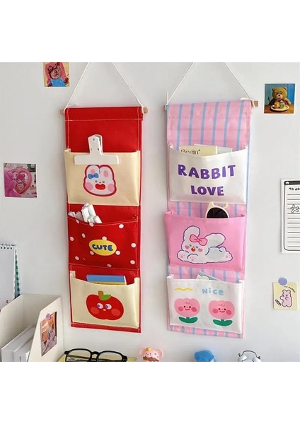 Mavi Duvar Asma Saklama Çantası Üç Katmanlı Duvar Kapı Asılı Çok Katmanlı Nem Geçirmez Çeşitli Eşyalar Space Saver Saklama Çantası Yatak Odası Için (Yurt Dışından) fiyatları