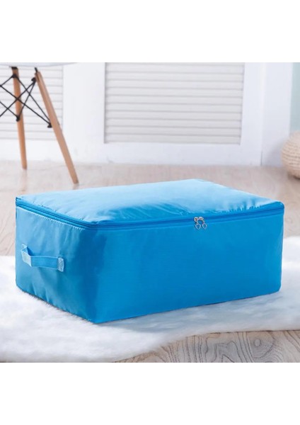 Mavi L Yastık Saklama Çantası Yerden Tasarruflu Yorgan Saklama Çantası 2 Yollu Fermuarlı Battaniyeler Giysiler Ev Kazak Için Hareketli Organizatör Çantası (Yurt Dışından) modelleri
