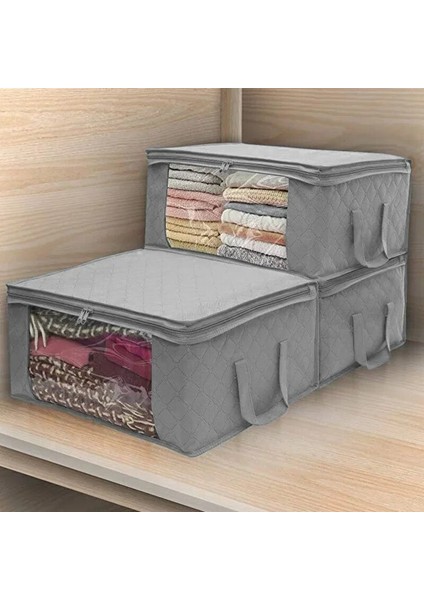 Gary Dokunmamış Elbise Saklama Çantası Katlanır Yorgan Toz Geçirmez Dolap Bitirme Kutusu Ev Depolama Malzemeleri Uzay Çantaları Organizador (Yurt Dışından) fiyatları