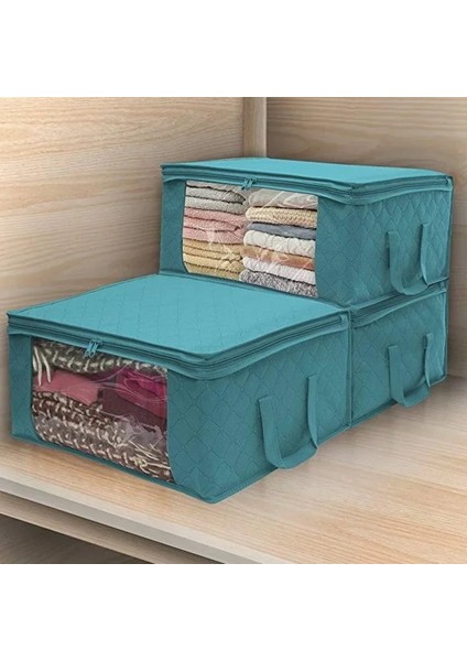 Gary Dokunmamış Elbise Saklama Çantası Katlanır Yorgan Toz Geçirmez Dolap Bitirme Kutusu Ev Depolama Malzemeleri Uzay Çantaları Organizador (Yurt Dışından) modelleri