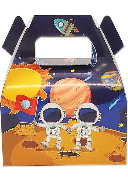6 Adet Popcornbox 6 Adet Patlamış Mısır Kutusu Çocuklar Için Astronot Uzay Gemisi Güneş Alanı Doğum Günü Partisi Bebek Duş Parti Malzemeleri Hediye Çantası Aperatif Dekorasyon (Yurt Dışından) modelleri