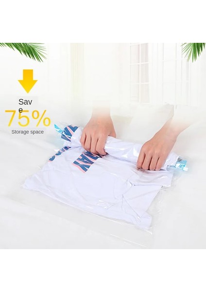 40X50CM Pompasız Ev Uygun Vakum Torbası Depolama Organizatör Şeffaf Elbise Mühür Sıkıştırılmış Seyahat Tasarruflu Yer Çanta Paketi (Yurt Dışından) fiyatları