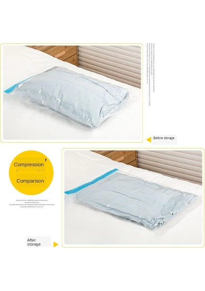 40X50CM Pompasız Ev Uygun Vakum Torbası Depolama Organizatör Şeffaf Elbise Mühür Sıkıştırılmış Seyahat Tasarruflu Yer Çanta Paketi (Yurt Dışından) fırsatları
