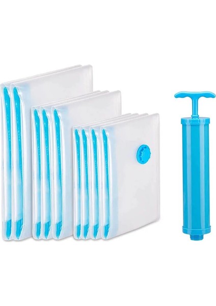 90X130 cm Uygun Vakum Poşeti Depolama Ev Düzenleyici Şeffaf Elbise Organizatör Mühür Sıkıştırılmış Seyahat Tasarruflu Yer Çanta Paketi (Yurt Dışından)